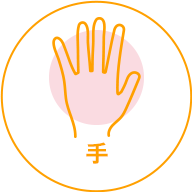 手
